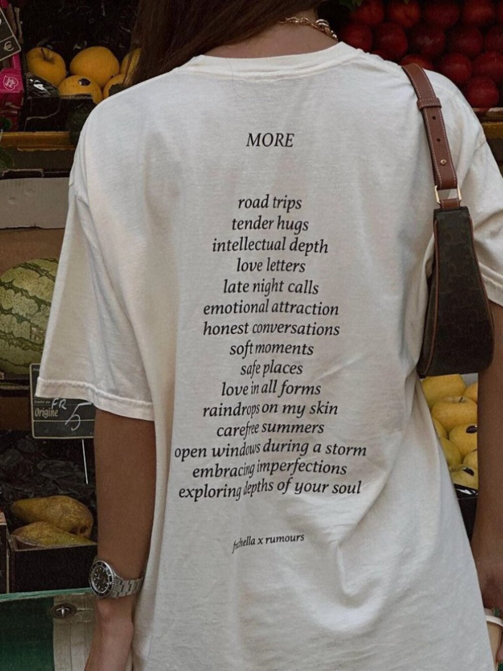 MORE Tender Hugs T-Shirt - Rumored x Franchella